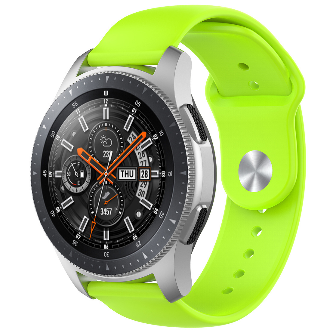 Huawei Watch GT szilikon sport szalag - lime