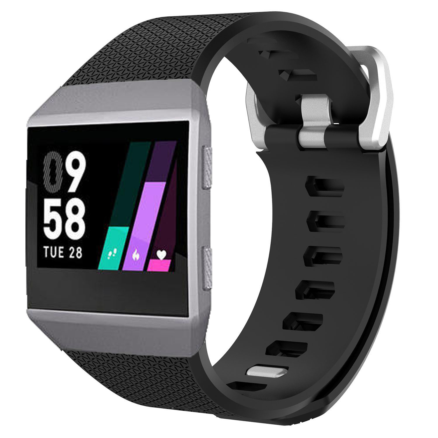 Fitbit Ionic sport szalag - fekete