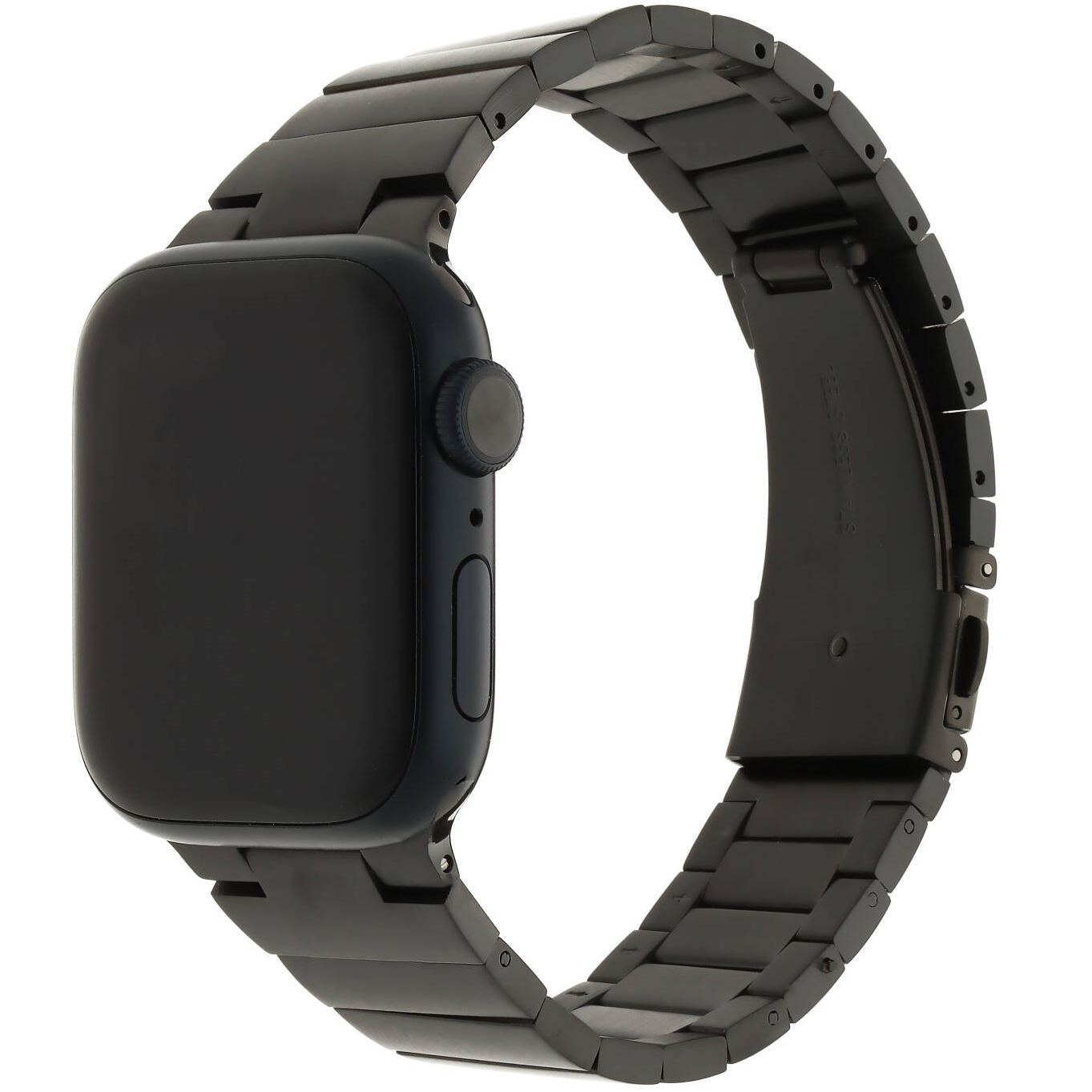  Apple Watch Acél láncszem pánt - fekete