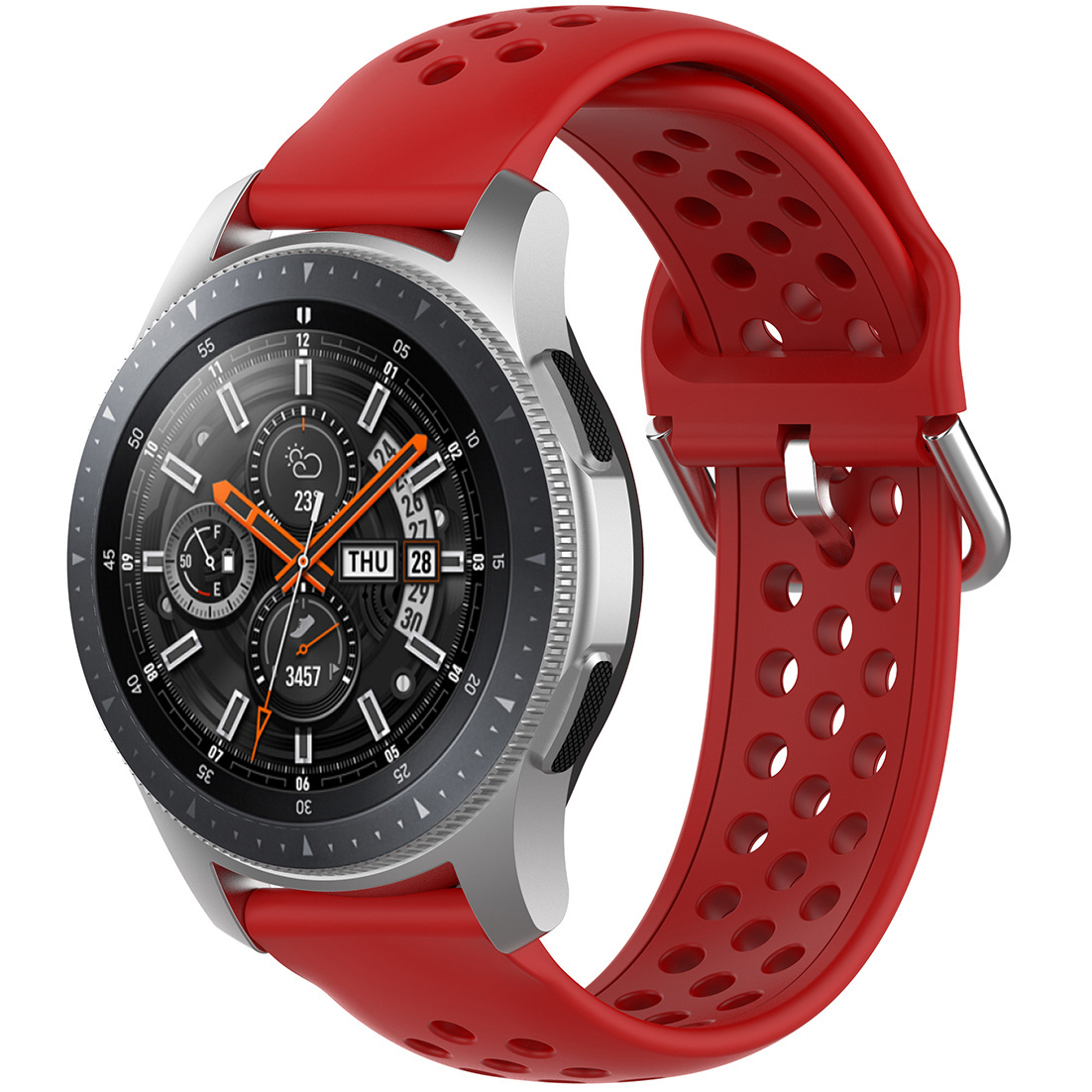 Samsung Galaxy Watch sport dupla csatos szíj - piros