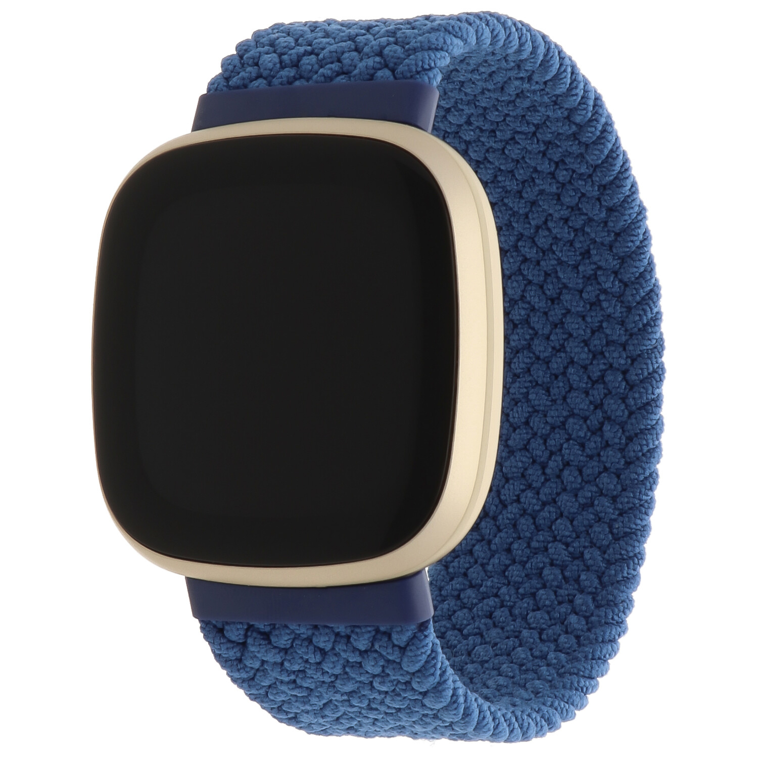 Fitbit Versa 3 / Sense Nejlon fonott szóló szalag - atlanti kék