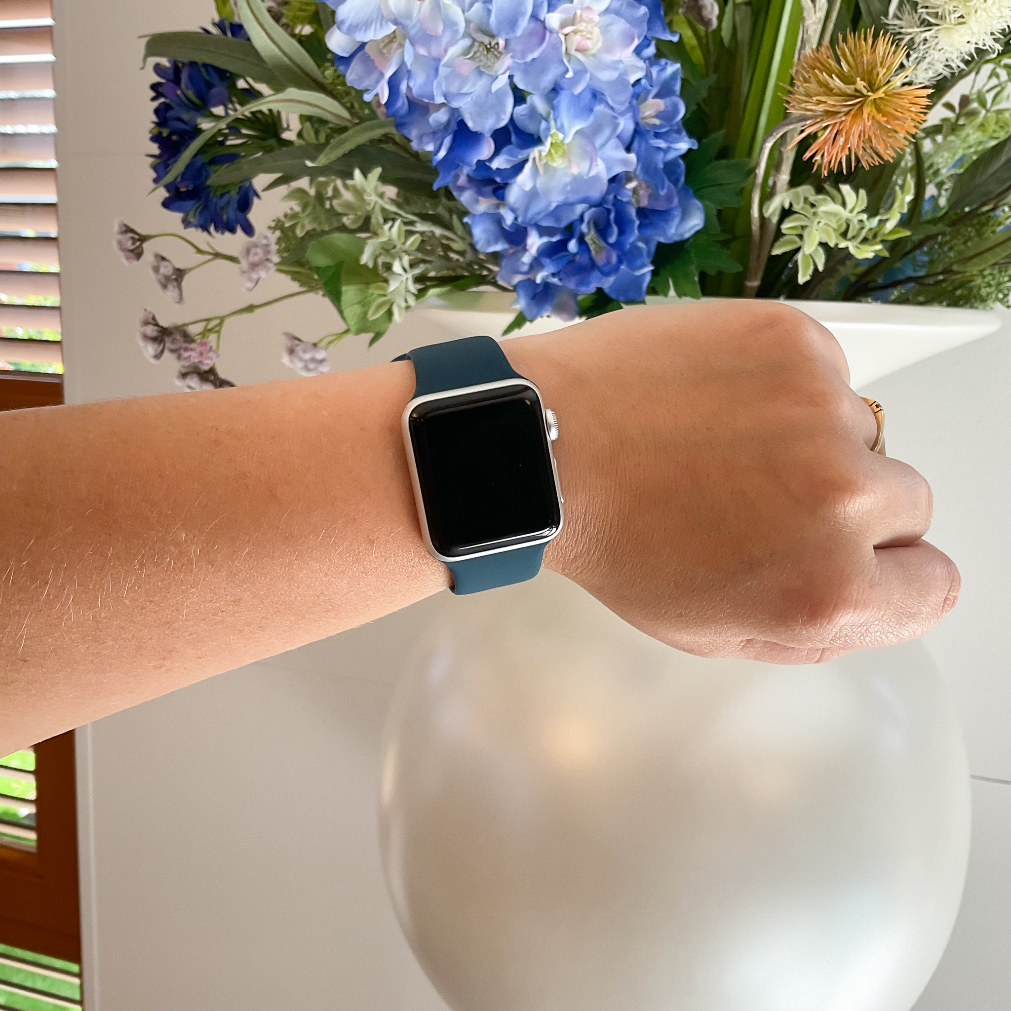  Apple Watch sport gumiabroncs - abyss kék