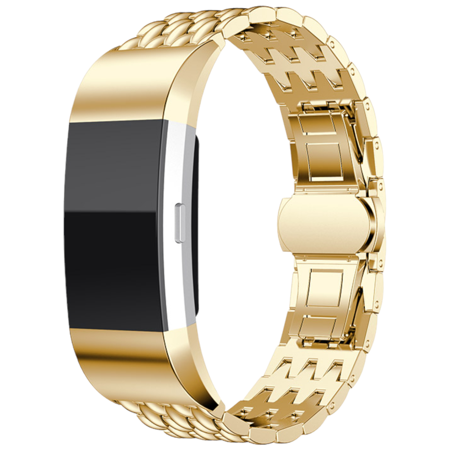 Fitbit Charge 2 sárkány Acél link szalag - arany