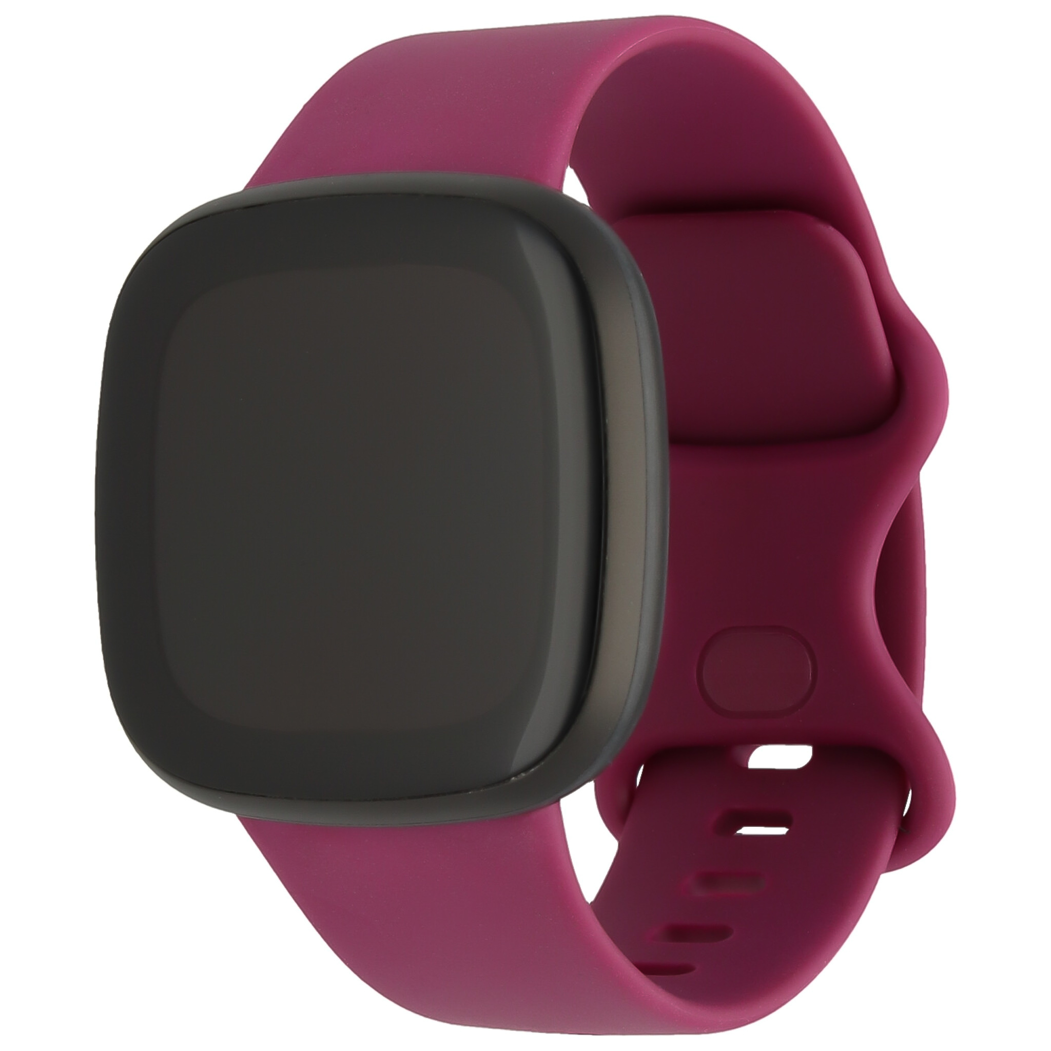 Fitbit Versa 3 / Sense sportszalag - bordó piros
