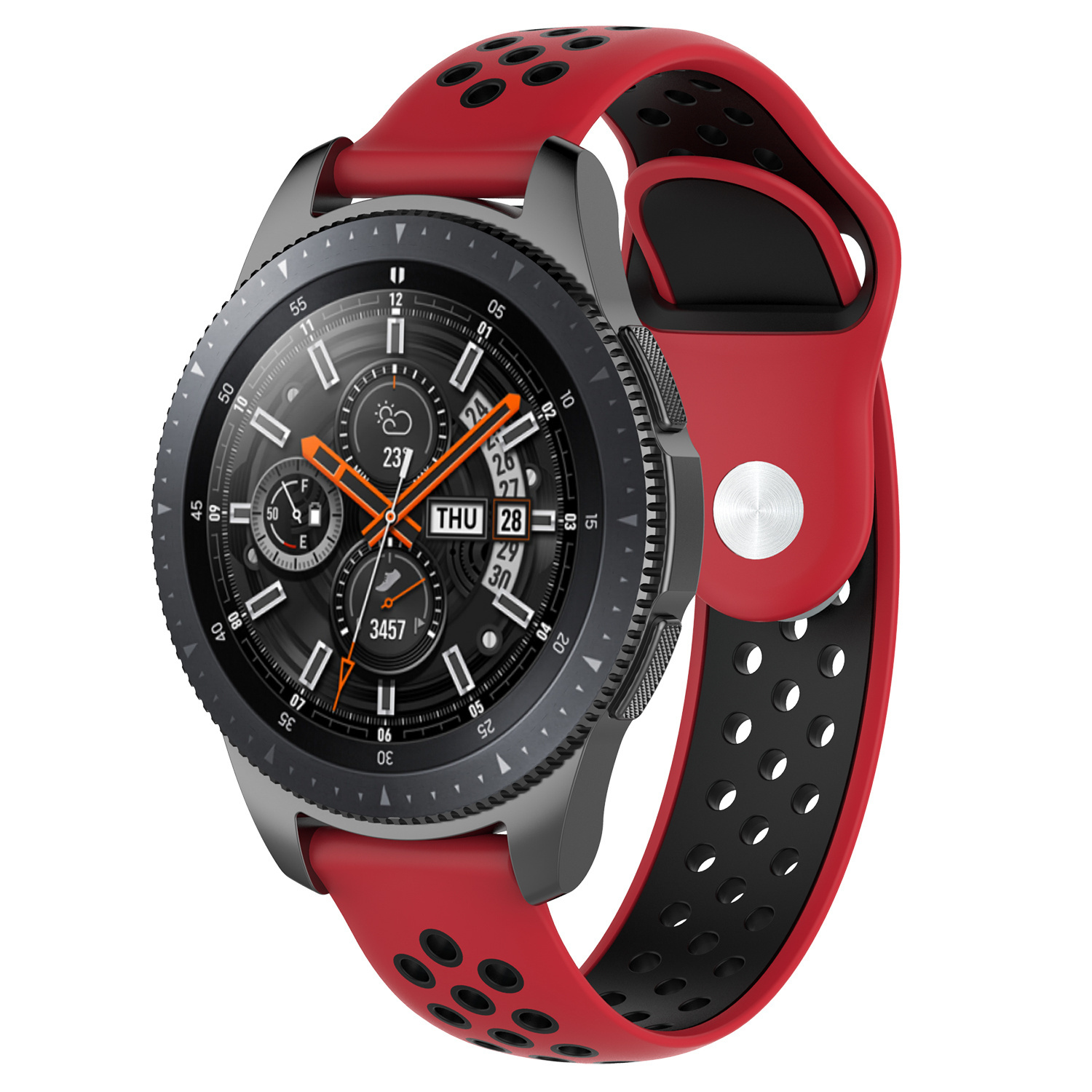 Samsung Galaxy Watch dupla sport szíj - piros fekete